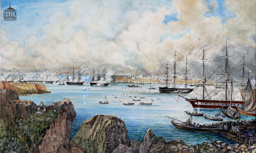 3. Эскадра В-адм. М.П. Лазарева в Босфоре в 1833 г..JPG