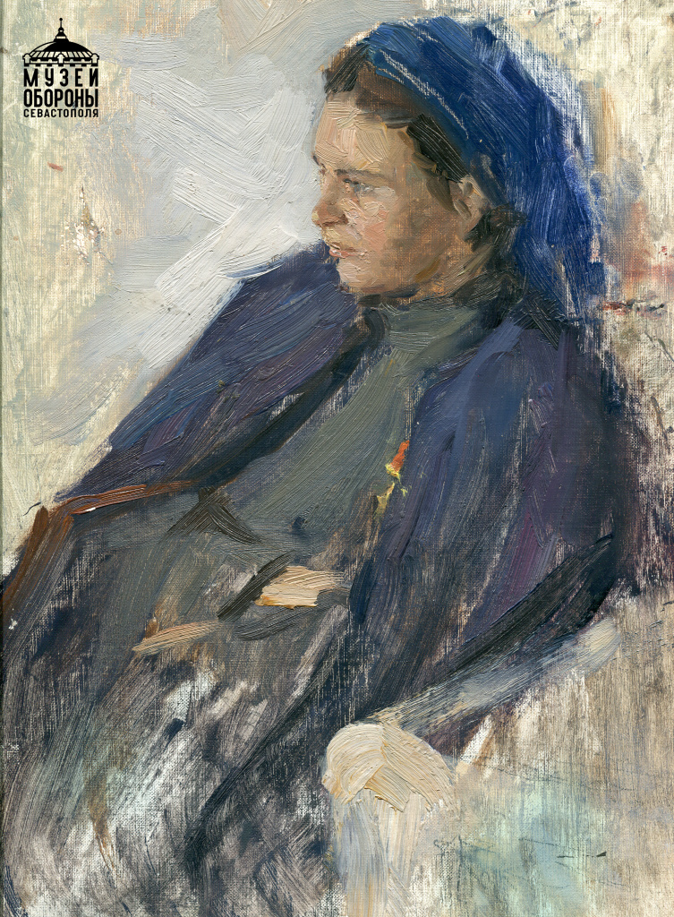 Антонов К.М. «Герой Советского Союза Байда М.К.». 1958 г.jpg