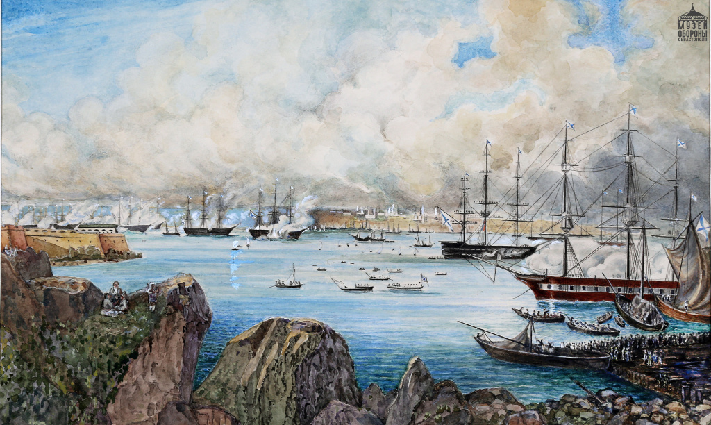 3. Эскадра В-адм. М.П. Лазарева в Босфоре в 1833 г..jpg